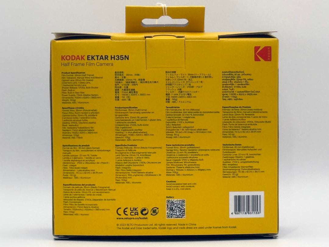 Kodak Ektar H35N Half Frame 35mm Film Camera – Lightweight & Easy to Use