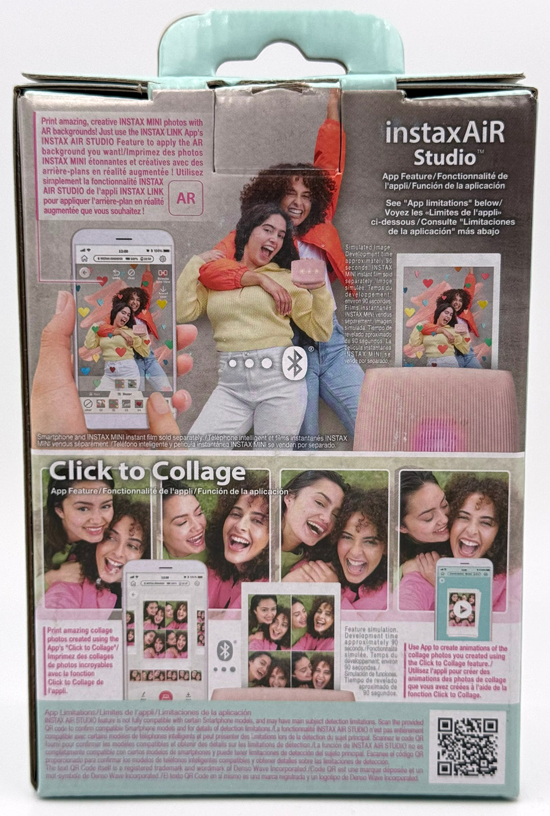 Fujifilm Instax Mini Link 3 Smartphone Printer, Rose Pink