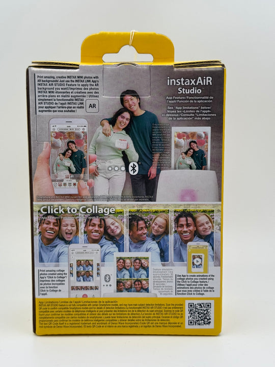 Fujifilm Instax Mini Link 3 Smartphone Printer, Clay White