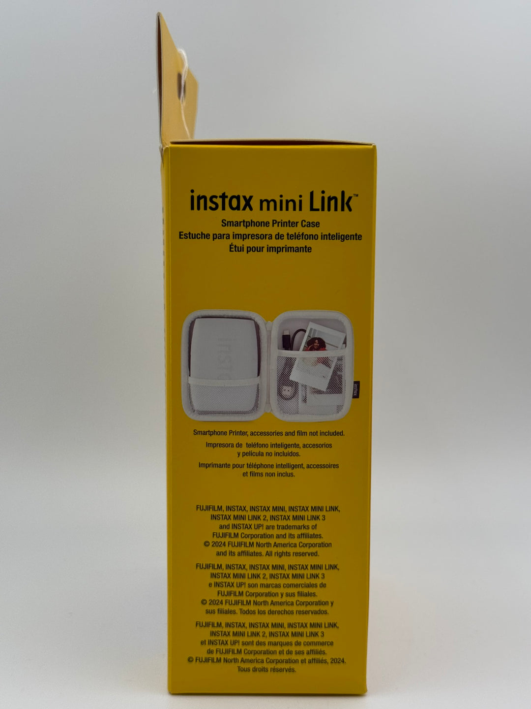 Fujifilm Instax Mini Link 3 Smartphone Printer Case, Woven Ivory