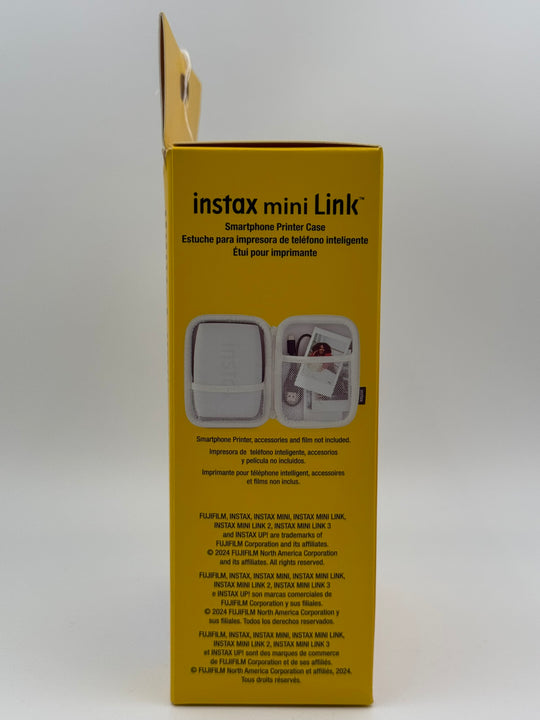 Fujifilm Instax Mini Link 3 Smartphone Printer Case, Woven Ivory