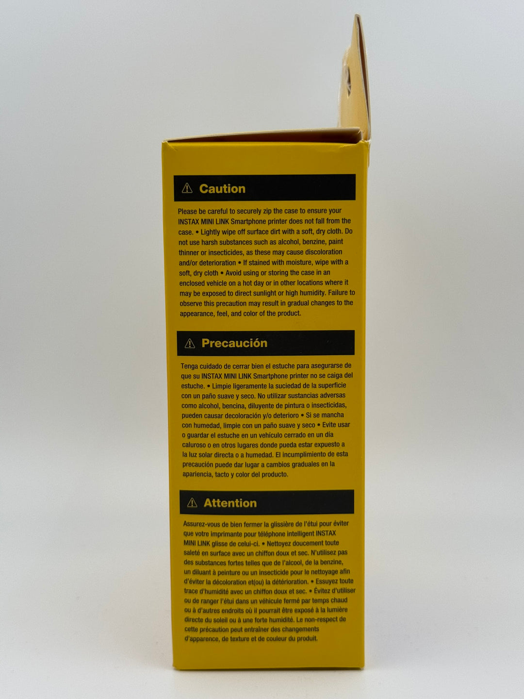 Fujifilm Instax Mini Link 3 Smartphone Printer Case, Woven Ivory