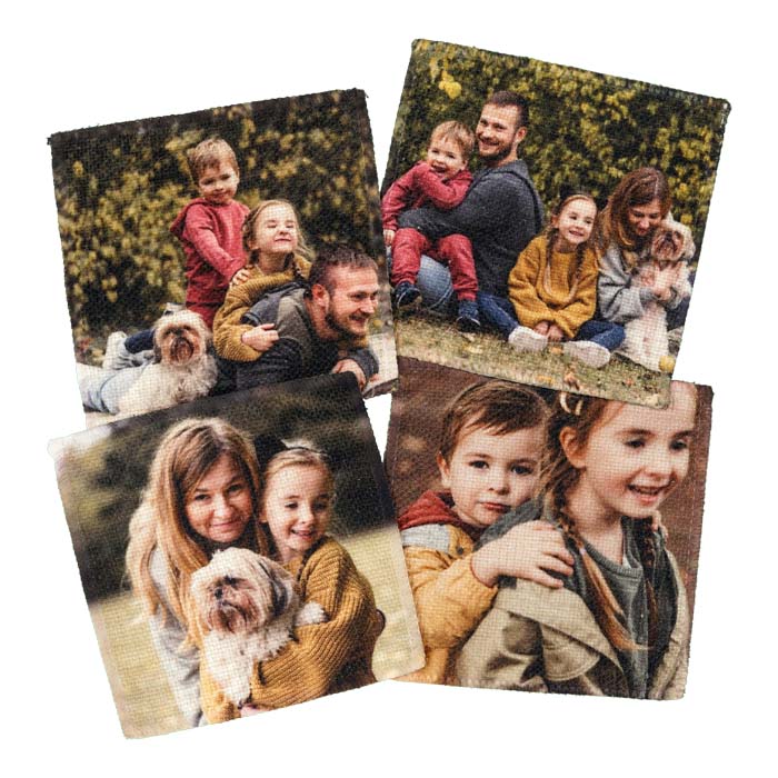 Linen Coasters, Set of 4